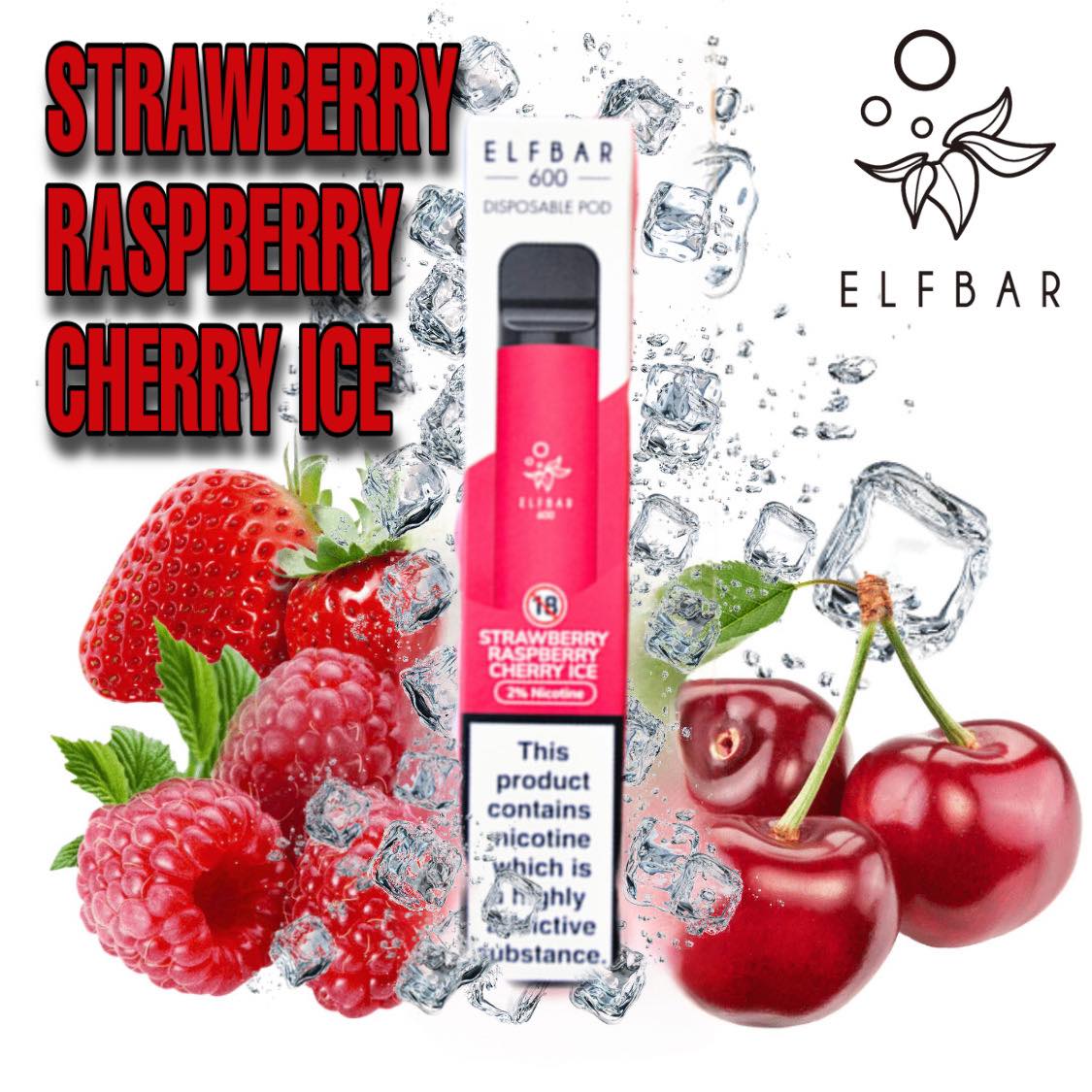 Strawberry Raspberyy Cherry Ice 600